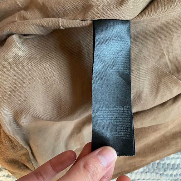 All Saints Chine Suede Jacket - Picture 13 of 15